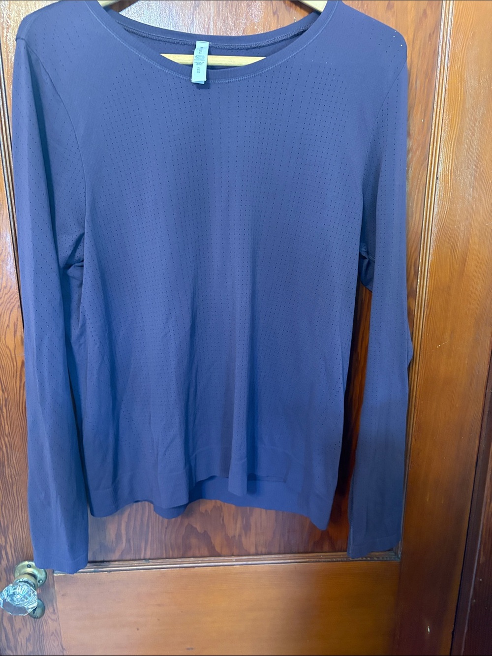 Athleta Long-Sleeve In Motion Top - Purple